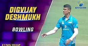 Digvijay Deshmukh Bowling | DY Patil T20 Cup 2020