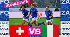 Highlights: Svizzera-Italia 0-1 - Femminile (12 aprile 2022)