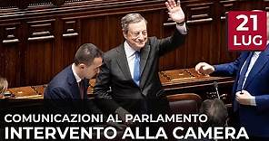 Intervento del Presidente Draghi alla Camera