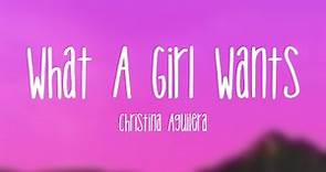 What A Girl Wants - Christina Aguilera (Lyrics Video) 🎵