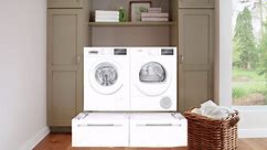 Bosch 24 in. Compact Laundry Stacking Kit without Shelf in White WTZ20410UC