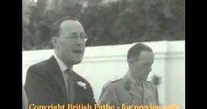 Visita del Principe Bernhard de Holanda Año 1959