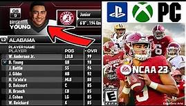 Updated 2022-2023 NCAA Football 14 Rosters CHANGES EVERYTHING (PS3, Xbox360, & PC)