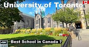 🇨🇦University of Toronto Campus Walking Tour|Best University in Canada |Top University in the world