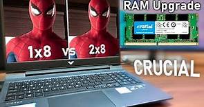 HP Victus RAM Upgrade | Crucial 8gb DDR4 3200mhz Review | Benchmarks