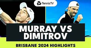 Grigor Dimitrov vs Andy Murray Highlights | Brisbane 2024
