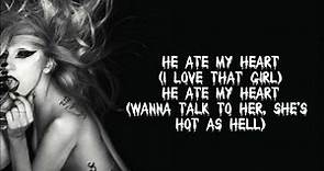 Lady GaGa - Monster - Lyrics on screen