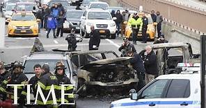 1 Killed In Fiery Brooklyn Bridge Three-Vehicle Crash | TIME