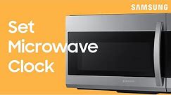 Set the clock on your microwave with the Power Level button | Samsung US