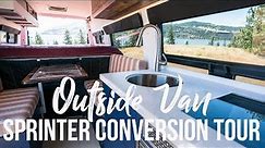 4x4 Sprinter Van Conversion - Built by Outside Van for Off-Grid Adventures