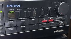 TOSHIBA A-900PCM Vintage PCM VCR