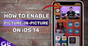 How to Enable Picture-in-Picture Mode on iOS 14 | Use PiP for YouTube on iOS 14 | Guiding Tech