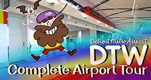 Getting Around Detroit Metro Airport (DTW) - Complete Airport Tour
