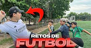 RIVALDO vs. El CHIQUETE - RETOS DE FUTBOL (PUNTERIA Y DEFINICION)