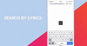 Find A Song By Lyrics