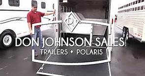 Powered Rear Ramp for Horse Trailers by Don Johnson Sales, Inc.