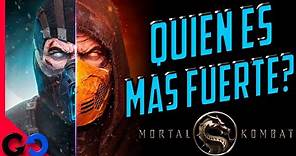 TOP 15 personajes MAS PODEROSO en Mortal Kombat 2021!!