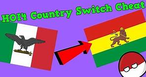 Ironman Country Tag Switch Cheat - Hearts Of Iron 4