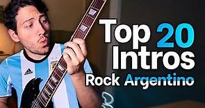 Top 20 Mejores Intros de Guitarra en el Rock Argentino