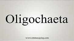 How To Say Oligochaeta
