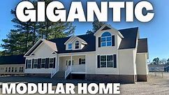 Has to be the BIGGEST modular home in the industry! New 2 story prefab house tour!