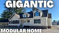 Has to be the BIGGEST modular home in the industry! New 2 story prefab house tour!