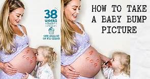 HOW TO Take A Baby Bump Picture! (Pregnancy Updates Week by Week!!)