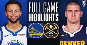 WARRIORS at NUGGETS | FULL GAME HIGHLIGHTS | December 25, 2023