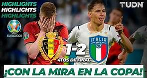 Highlights | Bélgica 1-2 Italia | UEFA Euro 2020 | 4tos Final | TUDN