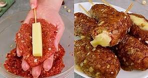 Spiedini di carne al forno ripieni di formaggio: per un secondo piatto originale e gustoso!