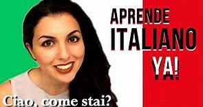 COMO APRENDER A HABLAR ITALIANO | aprender italiano rapidamente| - LECCIÒN N.2