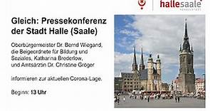 Halle (Saale): Video-Pressekonferenz vom 6. November 2020