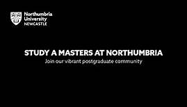 Study a Masters at Northumbria