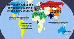 How Many Languages Are Needed To Travel Across Every Country?