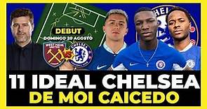Así será el Chelsea de Moisés Caicedo, 11 Ideal, Debut, Fichaje Histórico 🇪🇨
