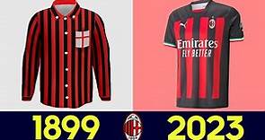 L'evoluzione della divisa da calcio del AC Milan | Tutte le maglie da calcio del Milan nella storia