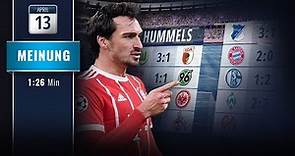 Bayern-Profi Mats Hummels tippt den 30. Spieltag der Bundesliga