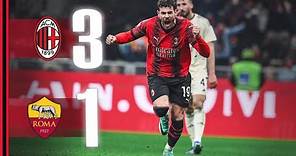 Giroud reaches double digits 🔟⚽ | AC Milan 3-1 Roma | Highlights Serie A