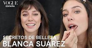 Blanca Suárez: maquillaje de 9 a 9 en tonos tierra con glitter | Secretos de Belleza | VOGUE España