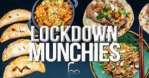 QUARANTINE (LOCKDOWN) MUNCHIES - 5 QUICK & EASY RECIPES FROM THE PANTRY | SAM THE COOKING GUY 4K