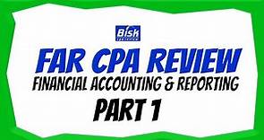 Bisk CPA Review | FAR CPA Exam | Full Course (Part 1)
