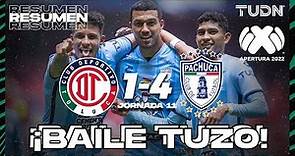 Resumen y goles | Toluca 1-4 Pachuca | Liga Mx Apertura 22 -J11 | TUDN