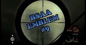 Resident Evil 5 - Badge of Honor Achievement/Trophy (All 30 BSAA Emblems)