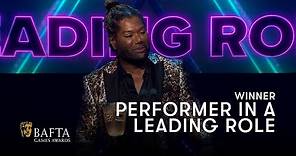 Christopher Judge Collects The Award For Performer In A Leading Role | BAFTA Games Awards 2023