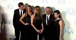 Jessica Caphaw with family at Guild Awards 2012