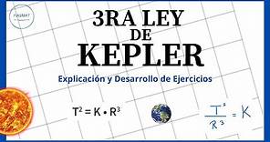 Tercera Ley de Kepler - Ejercicios resueltos