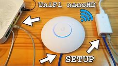 UniFi nanoHD Access Point • Unboxing, installation, configuration and test
