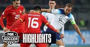 North Macedonia vs. England Highlights | European Qualifiers