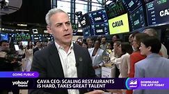 Cava stock jumps in market debut