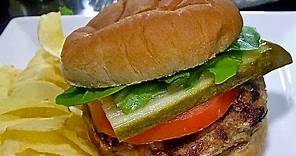 Easy Turkey Burgers Recipe: How to make JUICY, flavorful turkey burgers!